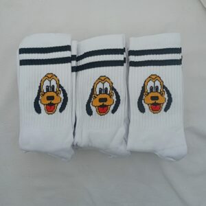 Medias 3/4 Blanco Pluto