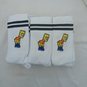 Medias 3/4 Blanco Bart