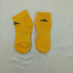 Soquetes Toalla Adidas Amarillo Logo Negro